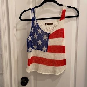 American Flag Tank Top
